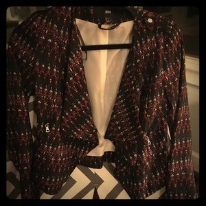 Open front blazer